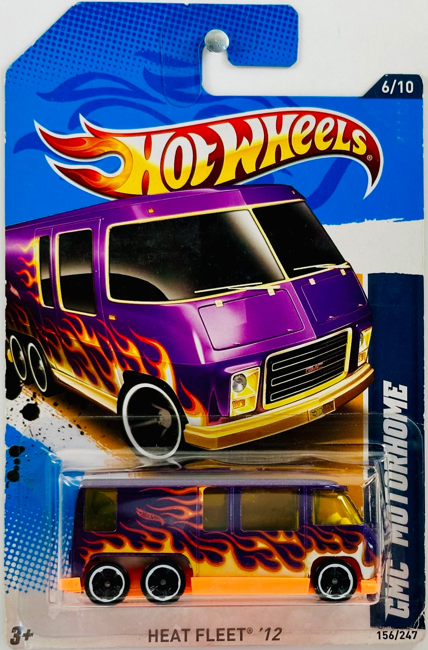 Hot Wheels 2012 - Collector # 156/247 - Heat Fleet 06/10 - GMC Motorhome - Metalflake Purple - USA