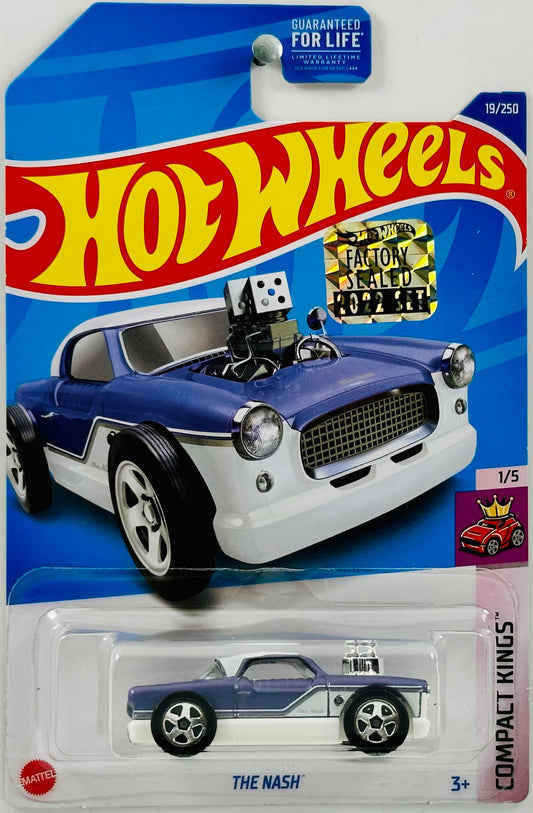 Hot Wheels 2022 - Collector # 019/250 - Compact Kings 1/5 - The Nash - Lavender - FSC