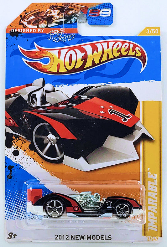 Hot Wheels 2012 - Collector # 003/247 - New Models 03/50 - Imparable - Black - USA Card