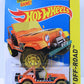 Hot Wheels 2015 - Collector # 101/250 - HW Off-Road / Jungle Rally / Treasure Hunts - Jeep CJ-7 - Orange / Circle Flame Logo on Front Fender Side - USA Card