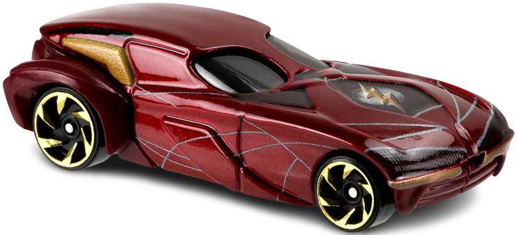 Hot Wheels 2023 - Character Cars / DC Comics - The Flash - Dark Red - The Flash (2023) - Large Blister Card