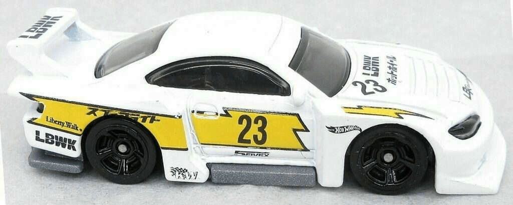 Hot Wheels 2022 - Collector # 110/250 - HW Turbo 6/10 - New Models - LB Super Silhouette Nissan Silvia (S15) - White