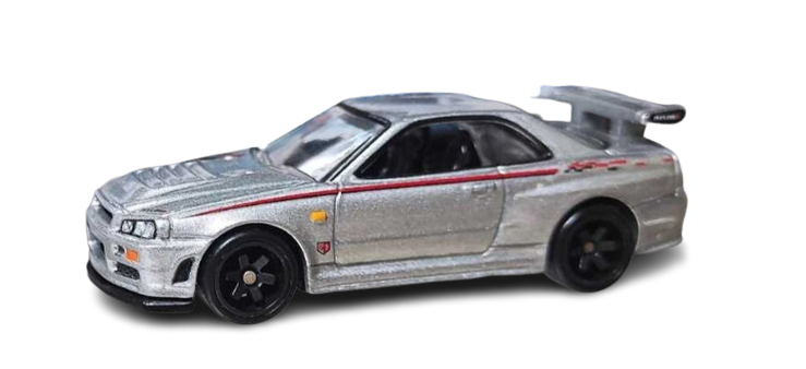 Hot Wheels 2022 - Premium / Car Culture / 2-Pack - NISMO - Nissan Skyline GT-R (BNR32) & Nissan Skyline GT-R (BNR34) - Metalflake Sliver - Metal/Metal & Real Riders