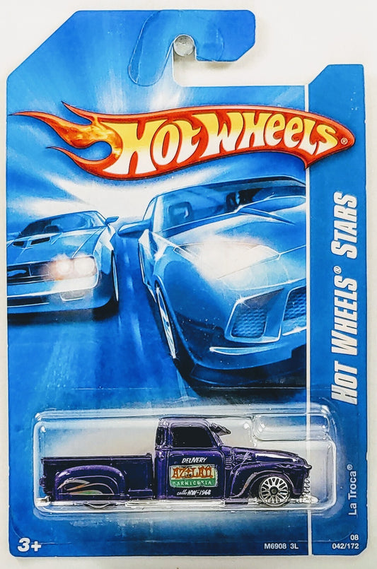 Hot Wheels 2008 - Collector # 042/172 - Hot Wheels Stars 02/36 - La Troca - Purple - IC
