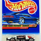 Hot Wheels 1999 - Collector # 988 - Car-Toon Friends Series 4/4 - Lakester - White / Borris - USA Blue Car Card