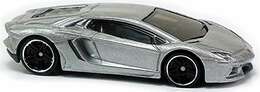 Hot Wheels 2012 - Collector # 012/247 - New Models 12/50 - Lamborghini Aventador LP 700-4 - Silver - USA