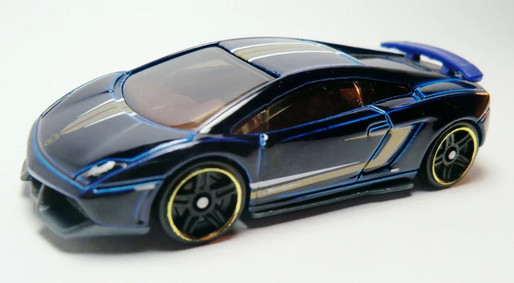 Hot Wheels 2012 - Collector # 126/247 - All Stars 6/10 - Lamborghini Gallardo LP 570-4 Superleggera - Dark Blue - USA