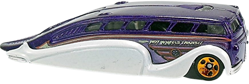 Hot Wheels 2011 - Collector # 176/244 - HW City Works 06/10 - Low Flow - Metalflake Purple & Pearl White - USA