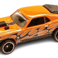 Hot Wheels 2009 - Collector # 144/190 - Rebel Rides 8/10 - Mustang Mach 1 - Orange - White & Black OH5SP - USA