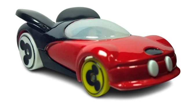 Hot Wheels 2023 - Character Cars / Disney 100 / Mickey and Friends - Mickey Mouse - Black & Red