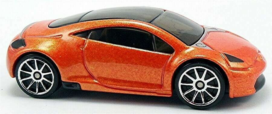 Hot Wheels 2005 - Collector # 002/183 - First Editions / Realistix 2/20 - Mitsubishi Eclipse Concept - Metallic Orange - 10 Spokes - USA '05 Card