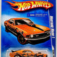 Hot Wheels 2009 - Collector # 144/190 - Rebel Rides 8/10 - Mustang Mach 1 - Orange - Redlines on 5 Spokes - Walmart Exclusive - USA