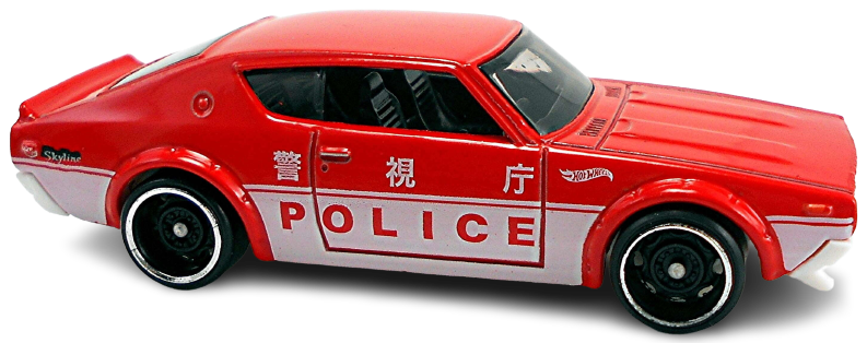 Hot Wheels 2019 - Collector # 160/250 - HW Rescue 4/10 - Nissan Skyline 2000 GT-R - Red - ISC