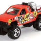 Hot Wheels 1998 - Collector # 735 - Mixed Signal Series 3/4 - Nissan Truck - Metallic Orange - USA