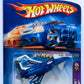 Hot Wheels 2005 - Collector # 059/183 - First Editions / X-Raycers 9/10 - Poison Arrow (Experimental Aircraft) - Transparent Blue - KMart Exclusive - USA '05 Card
