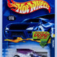 Hot Wheels 2001 - Collector # 215/240 - Popcycle - Metallic Purple - USA Race & Win Card