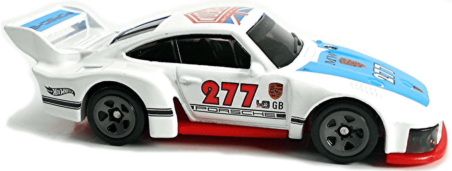 Hot Wheels 2021 - Collector # 058/250 - HW Race Day 5/10 - New Models - Porsche 935 - White / Urban Outlaw / Blue Hood & Red Base - USA