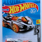 Hot Wheels 2018 - Collector # 059/365 - Super Chromes 9/10 - Power Rocket - Chrome / Orange Engine - USA 50th Card