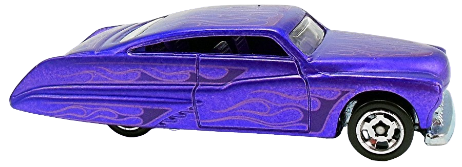 Hot Wheels 2014 - Cool Classics Series 06/30 - Purple Passion - Spectrafrost Purple - Metal/Metal & Retro Slots - Pink Car Card
