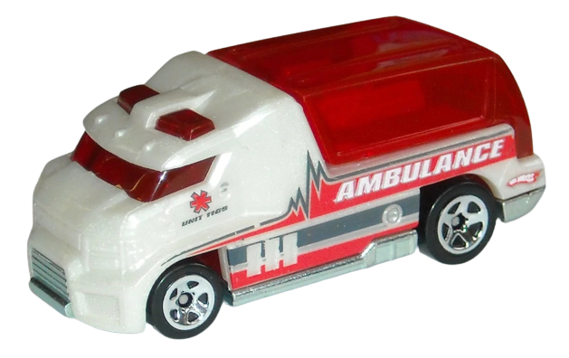 Hot Wheels 2010 - Collector # 018/240 - New Models 18/44 - Rapid Response - White / Ambulance - USA