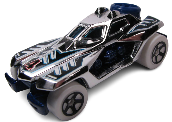 Hot Wheels 2011 - Collector # 197/244 - Thrill Racers: Ice 05/06 - RD-40 - Chrome - USA