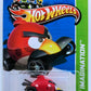 Hot Wheels 2012 - Collector # 047/247 - New Models 47/50 - Red Bird (Angry Birds) - Red - USA New '13 Card with 'Angry Birds' Promo & Guaranteed for Life