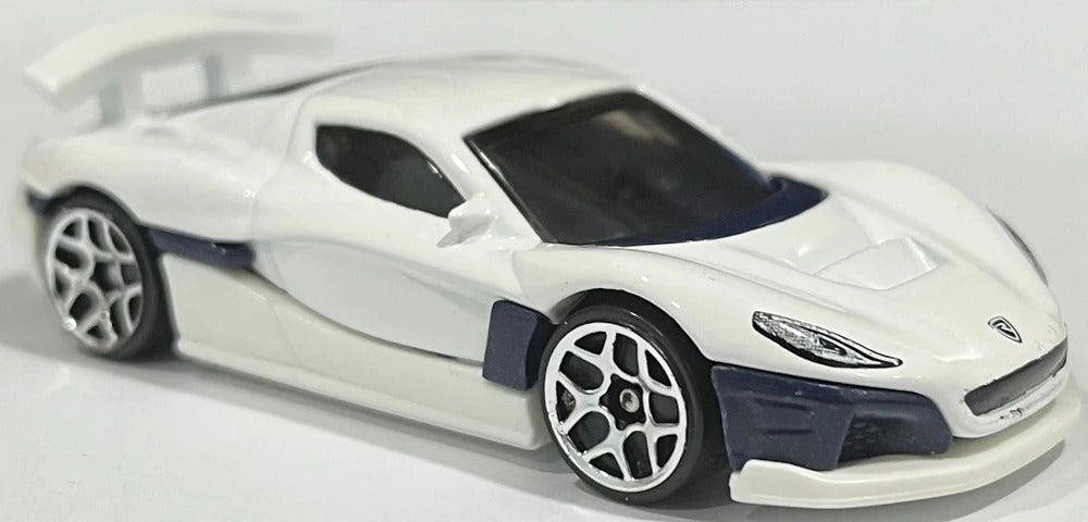 Hot Wheels 2023 - Collector # 070/250 - HW Green Speed 04/10 - New Models - Rimac Nevera - Galactic White - USA