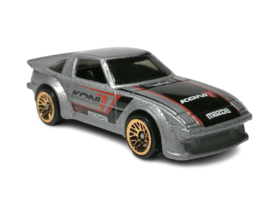 Hot Wheels 2019 - Collector # 167/250 - HW Speed Graphics 2/10 - Mazda RX-7 - Sliver - USA
