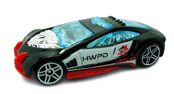 Hot Wheels 2011 - Collector # 015/244 - New Models 15/50 - Speed Trap - Black - USA