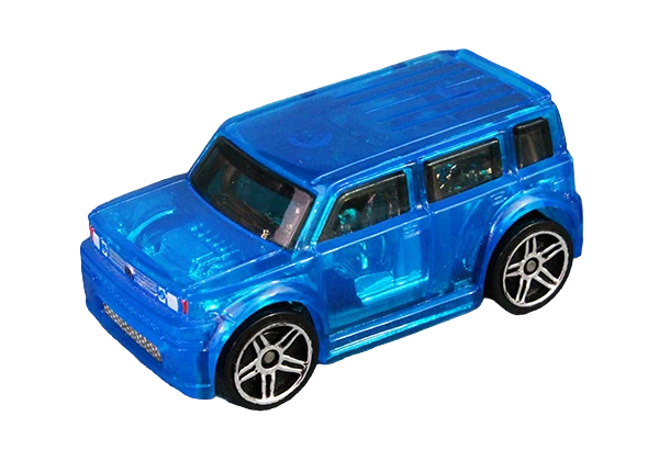 Hot Wheels 2005 - Collector # 053/183 - First Editions: X-Raycers 3/10 - Scion xB - Transparent Blue - USA
