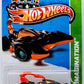 Hot Wheels 2013 - Collector # 052/250 - HW Imagination / Street Pests - Scorpedo - Black - USA Card