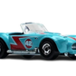 Hot Wheels 2012 - The Hot Ones - Shelby Cobra 427 S/C - Teal - Hot Ones Wheels - Metal/Metal - Lightning Fast Metal Racers