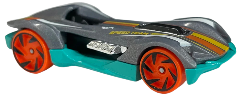 Hot Wheels 2022 - Collector # 022/250 - HW Speed Team 01/05 - New Models - Roadster Bite - Gray - USA
