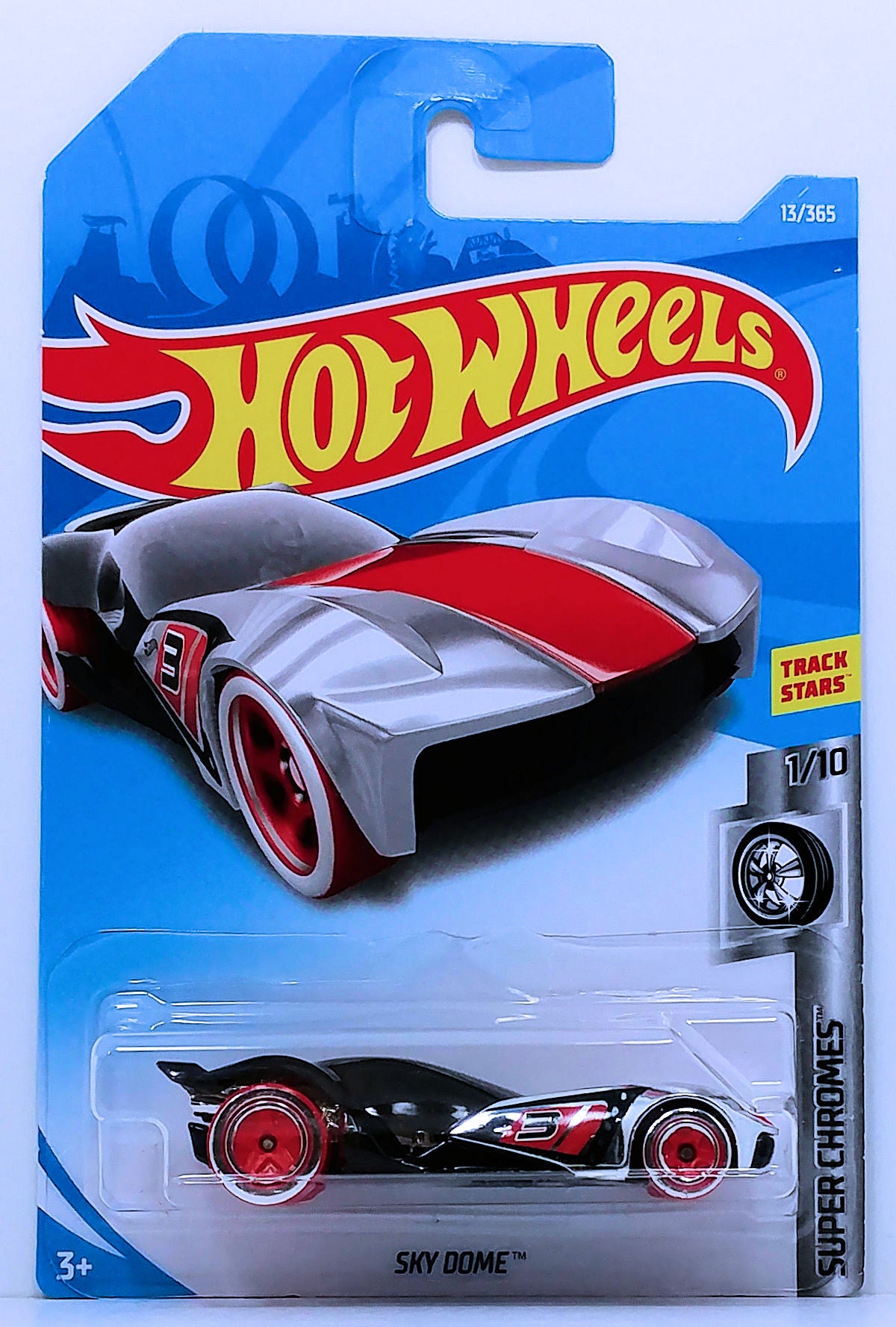 Hot Wheels 2018 - Collector # 013/365 - Super Chromes 1/10 - Sky Dome - Chrome - IC