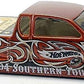 Hot Wheels 2004 - Collector # 144/212 - Crank Itz 2/5 - Steel Flame (Custom S-10 Pickup) - Brown / Tribal Flames - USA '04 Card