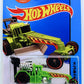 Hot Wheels 2015 - Collector # 010/250 - HW City / HW City Works - Street Cleaver - Bright Green - USA 'WIN' Card