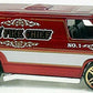Hot Wheels 2015 - Collector # 055/250 - HW City / HW Rescue - Super Van - Metallic Red / HW Fire Chief -  USA Card