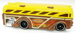 Hot Wheels 2023 - Collector # 024/250 - Surf's Up  1/5 - Surfin' School Bus - Yellow - USA
