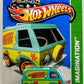 Hot Wheels 2012 - Collector # 038/247 - New Models 38/50 - The Mystery Machine - Turquoise - USA '13 Card