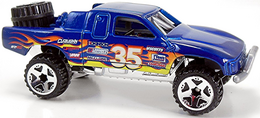 Hot Wheels 2008 - Collector # 071/196 - All Stars Series 31/36 - Toyota Baja Truck - Blue - USA