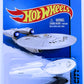 Hot Wheels 2015 - Collector # 043/250 - HW City / HW Space Team - U.S.S. Enterprise NCC-1701 - White - USA Card with 'Star Trek'