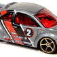Hot Wheels 2005 - Collector # 142/183 - Volkswagen New Beetle Cup - Gray - Faster Than Ever Wheels