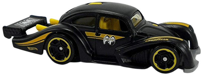 Hot Wheels 2019 - Collector # 046/250 - Volkswagen 1/10 - Volkswagen Käfer Racer - Black - FSC