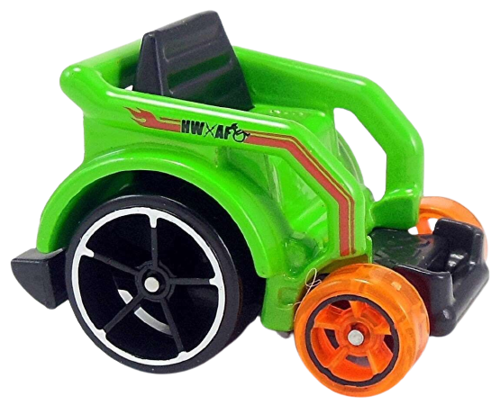 Hot Wheels 2019 - Collector # 065/250 - HW Ride-Ons 5/5 - New Models - Wheelie Chair - Green - USA