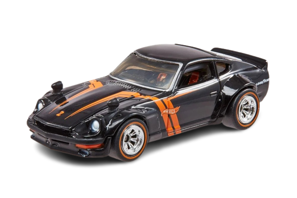 Hot Wheels 2021 - 35th Annual Collector's Convention - Los Angeles, CA - 1 of 3 - Custom '72 Datsun 240Z - Black - Metal/Metal &amp; Real Riders - Limited to 6,200 -&nbsp;Includes a Patch