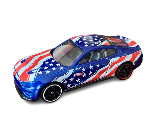 Hot Wheels 2022 - HW Stars & Stripes # 06/08 - 2018 Ford Mustang GT - Blue