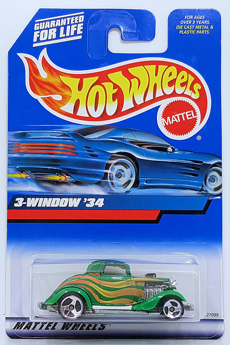 Hot Wheels 2000 - Collector # 132/250 - 3-Window '34 - Angled