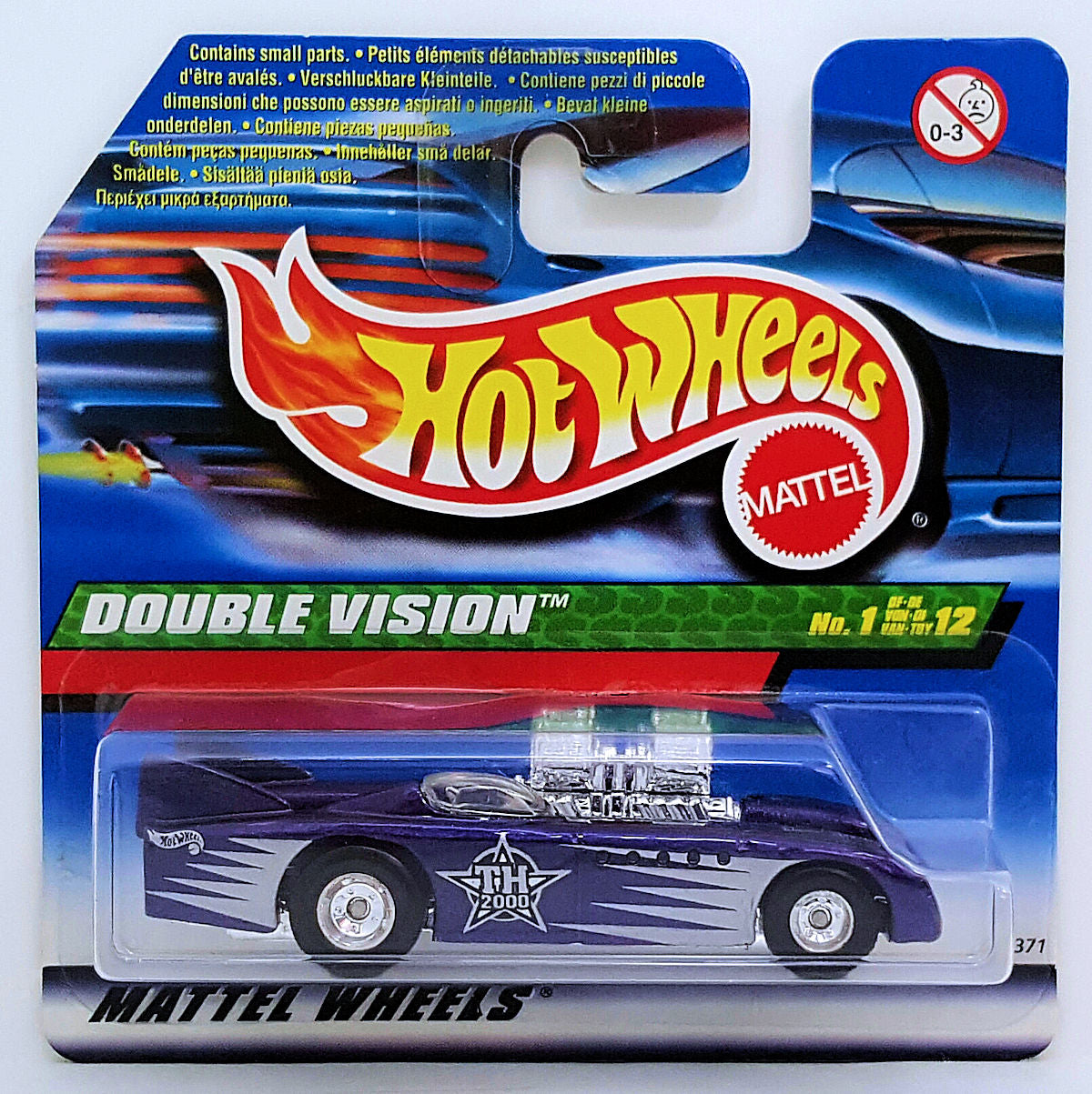 Hot Wheels 2000 - Collector # 049/250 - Treasure Hunt Series 1/12 - Double Vision - Purple - SC