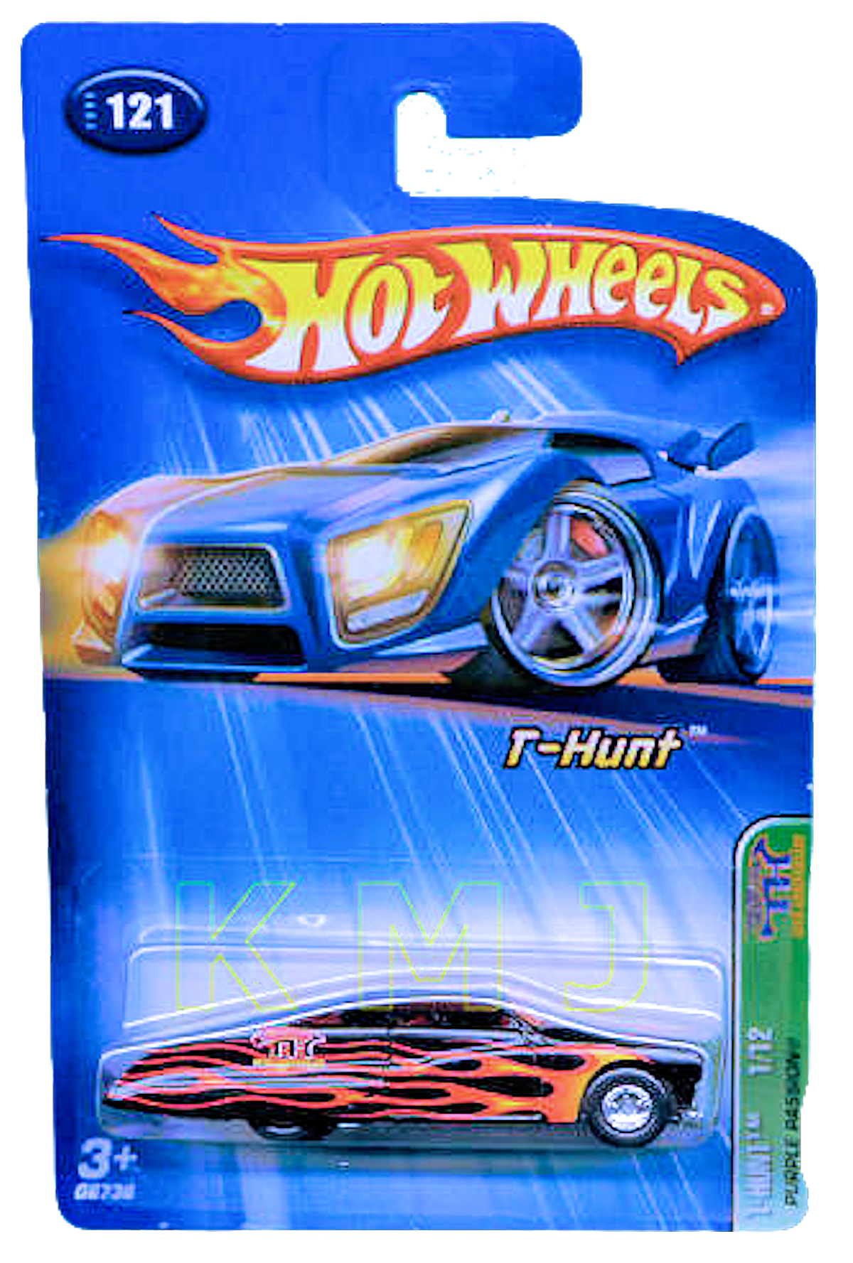Hot Wheels 2005 - Collector # 121/183 - Treasure Hunts 1/12 - Purple Passion - Black - Real Riders