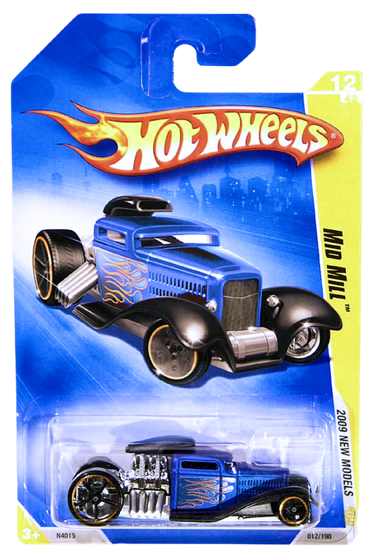 Hot Wheels 2009 - Collector # 012/190 - New Models 12/42 - Mid Mill - Satin Blue